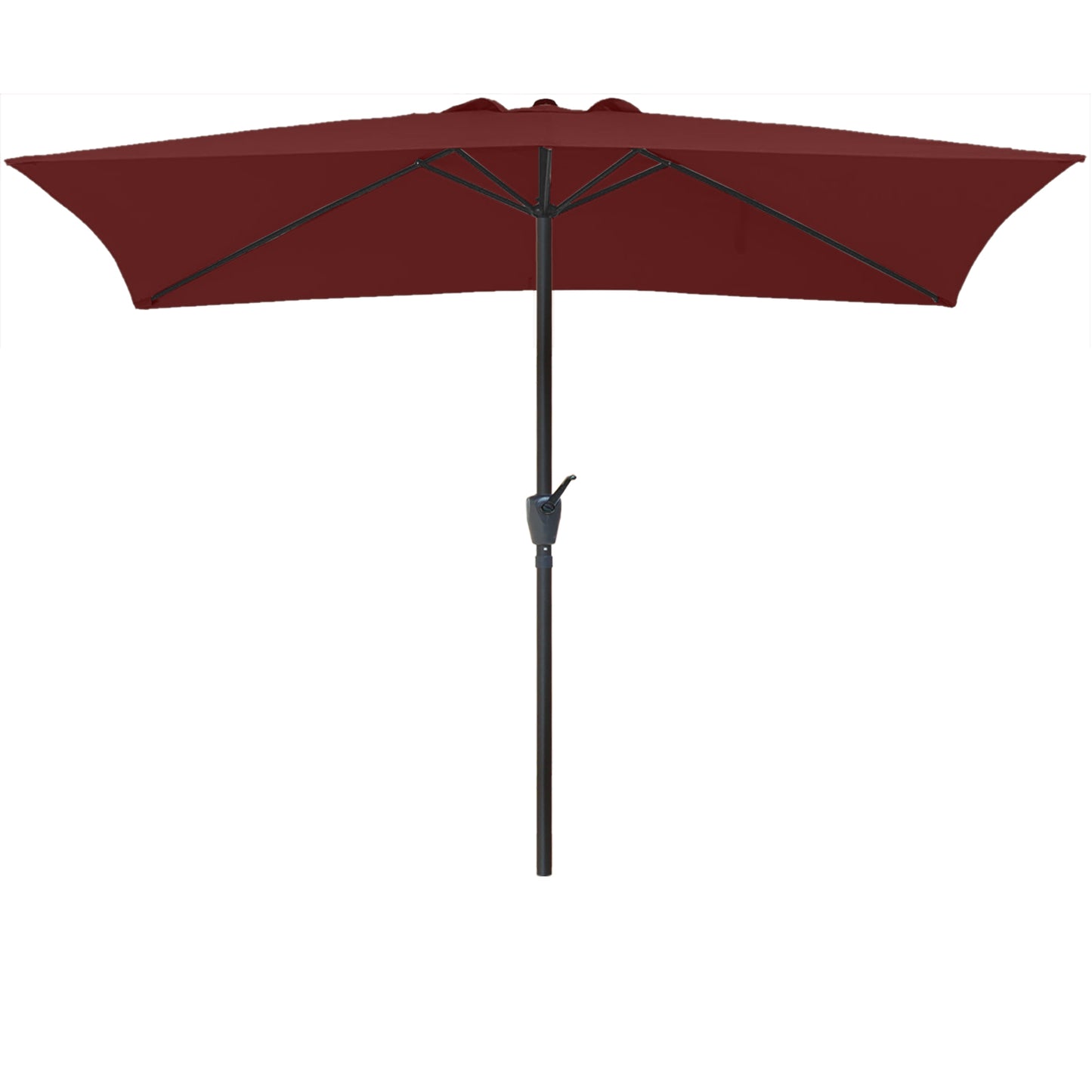 RANSENERS Sonnenschirm 200 * 300cm Rechteckig Kippbar Gartenschirm - Stilvoller Marketschirm mit Sonnenschutz UV50+ und Einfacher Handhabung