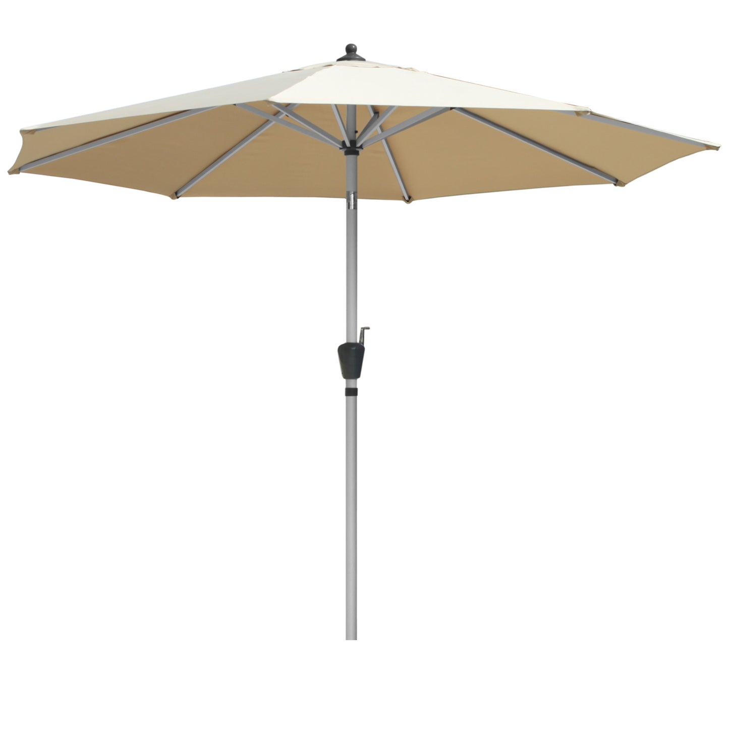 RANSENERS Ø 300cm Premium Sonnenschirm - Kippbarer Gartenschirm mit Vollaluminiumrahmen und 8 Rippen - mit UV50+ Schutz