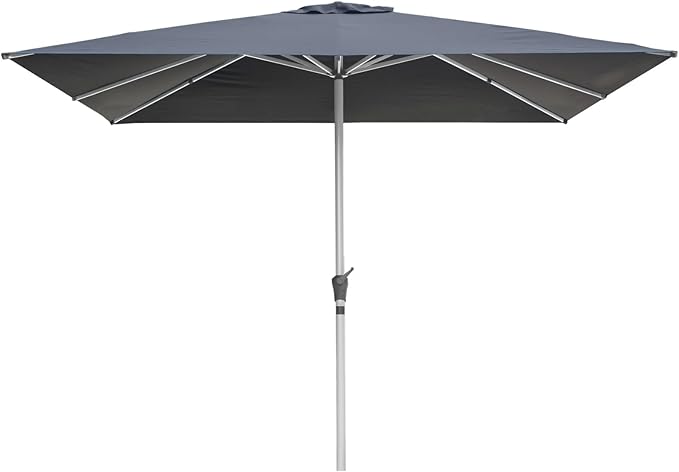 RANSENERS Premium Sonnenschirm 250x250cm - Kippbarer Gartenschirm mit Hochwertiger Rahmen und 8 Rippen - mit UV50+ Schutz